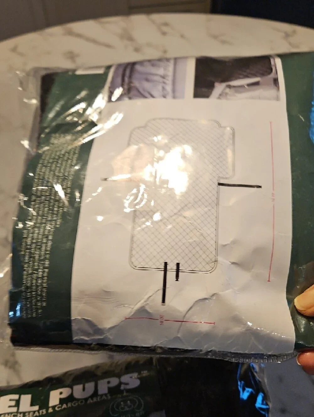 Fur Haven 2 Piece Quilted Dog Car Seat Protector